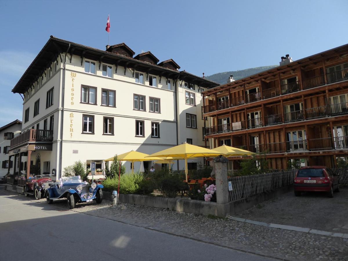 Hotel Weisses Kreuz Bergün Dış mekan fotoğraf
