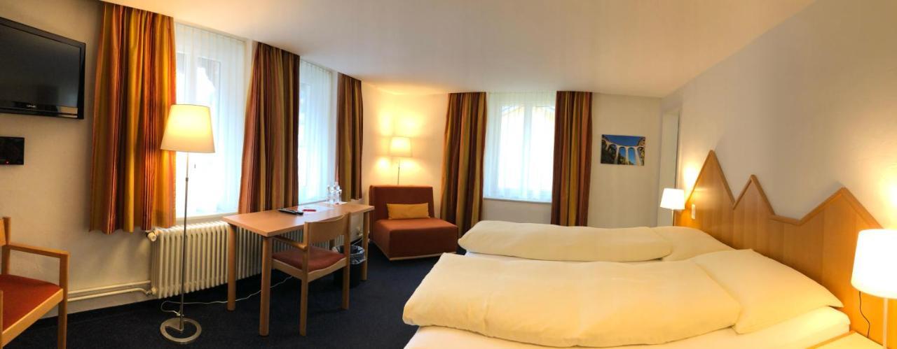 Hotel Weisses Kreuz Bergün Dış mekan fotoğraf